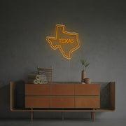 Texas State Outline LED Neon Sign