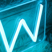 TGIW Blue Neon Sign