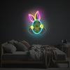 Thanksgiving With Rabbit Ears LED Neon Acrylic Artwork