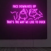 Thats The Way We Like To Duck Neon Sign Custom Neon Sign Lights Night Lamp Led Neon Sign Light For Home Party