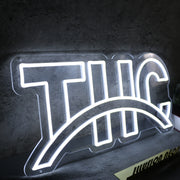 THC White Neon Sign