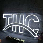 THC White Neon Sign