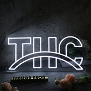 THC White Neon Sign