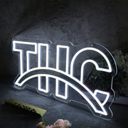 THC White Neon Sign