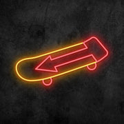 The Assassins Skateboard Neon Sign