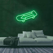 The Assassins Skateboard Neon Sign