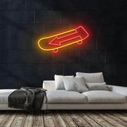 The Assassins Skateboard Neon Sign