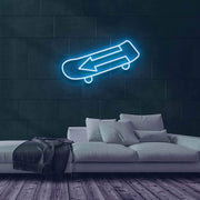 The Assassins Skateboard Neon Sign