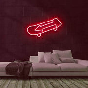 The Assassins Skateboard Neon Sign