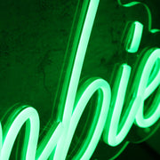 The Astro Xombie Green Neon Sign