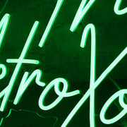 The Astro Xombie Green Neon Sign