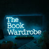 The Book Wardrobe Blue Neon Sign