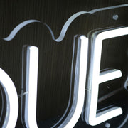 The Brotique White Neon Sign