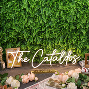 The Cataldos Yellow Neon Sign