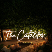 The Cataldos Yellow Neon Sign