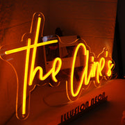 The Clines Orange Neon Sign