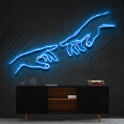 The Creation Of Adam Neon Sign