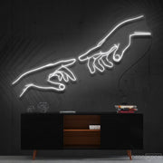 The Creation Of Adam Neon Sign