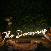 The Donovans Yellow Neon Sign