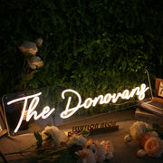 The Donovans Yellow Neon Sign