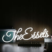 The Essels White Neon Sign