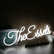 The Essels White Neon Sign