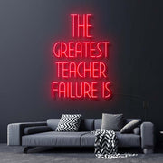 The Greatest Teacher Failure Is Star Wars Neon Sign