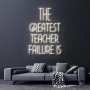 The Greatest Teacher Failure Is Star Wars Neon Sign