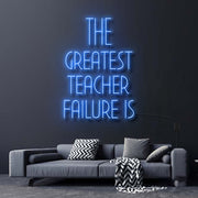 The Greatest Teacher Failure Is Star Wars Neon Sign