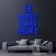 The Greatest Teacher Failure Is Star Wars Neon Sign