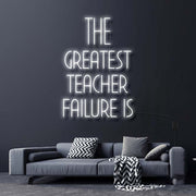 The Greatest Teacher Failure Is Star Wars Neon Sign