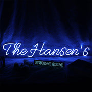 The Hansen's Neon Sign