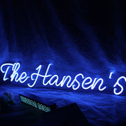 The Hansen's Neon Sign