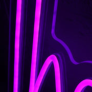 The Heibys Purple Neon Sign