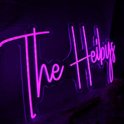 The Heibys Purple Neon Sign