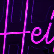 The Heibys Purple Neon Sign