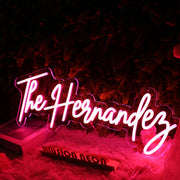 The Hernandez Red Neon Sign