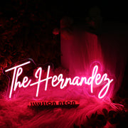 The Hernandez Red Neon Sign