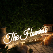 The Howard's Yellow Neon Sign