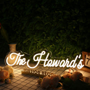 The Howard's Yellow Neon Sign