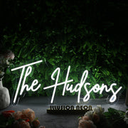 The Hudsons White Neon Sign