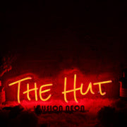 The Hut Red Neon Sign