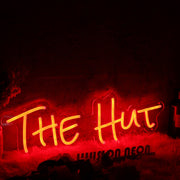 The Hut Red Neon Sign