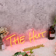 The Hut Red Neon Sign