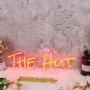 The Hut Red Neon Sign