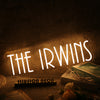 The IRWINS Yellow Neon Sign