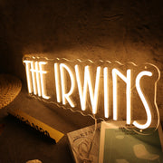 The IRWINS Yellow Neon Sign