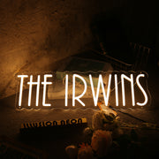 The IRWINS Yellow Neon Sign