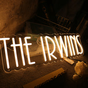 The IRWINS Yellow Neon Sign