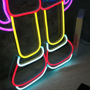 The KAWS Standing Model Neon Sign